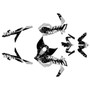 yamaha fz09 graphics kit 2017-2020 carnage series white