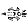 yamaha wr450f graphics kit 2024-2026 acid series white