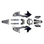 yamaha wr450f graphics kit 2024-2026 cyberware series blue