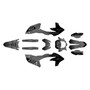 yamaha wr450f graphics kit 2024-2026 cyberware series smoke