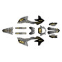 yamaha wr450f graphics kit 2024-2026 cyberware series gold