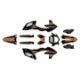 yamaha wr450f graphics kit 2024-2026 rebel series orange