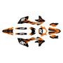 yamaha wr450f graphics kit 2024-2026 spear series orange