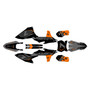 ktm 85sx graphics kit 2025-2026 bash series orange