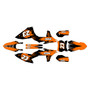 ktm 85sx graphics kit 2025-2026 splash series orange