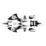 ktm 85sx graphics kit 2025-2026 splash series white