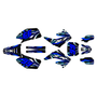 honda cr125 & cr250 graphics kit 2004-2007 prime series blue