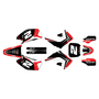 honda cr250 graphics kit 2002-2003 lightning series red