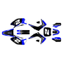 honda cr250 graphics kit 2002-2003 lightning series blue