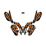 polaris outlaw50 graphics kit all years prime series orange
