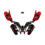 polaris pred50 graphics kit all years revolt series red