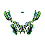 polaris pred50 graphics kit all years shred series green
