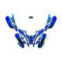polaris outlaw50 graphics kit all years shred series blue