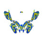 polaris pred50 graphics kit all years snagged series yellow