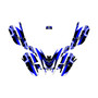 polaris outlaw50 graphics kit all years swift series blue