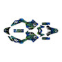 honda xr150l graphics kit 2023+ core series blue