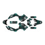 honda xr150l graphics kit 2023+ core series teal