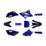 yamaha yz85 graphics kit 2019-2021 greenstuff series blue-shift