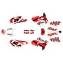 suzuki drz400p graphics kit 2000-2024 whiplash series red
