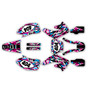 honda crf450r graphics kit 2002-2004 shatter series magenta