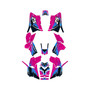 polaris scrambler850 graphics kit 2013-2026 fracture series magenta