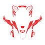 suzuki ltz400 graphics kit 2003-2008 flow series red-shift
