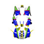 polaris scrambler850 graphics kit 2013-2026 paint series blue