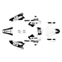 honda cr125 graphics kit 2020 drag series white
