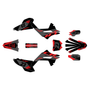 honda cr125 graphics kit 2020 evader series red-shift
