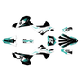 honda cr250 graphics kit 2020 evader series teal