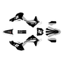 honda cr250 graphics kit 2020 lightning series white