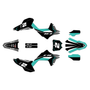 honda cr250 graphics kit 2020 lightning series teal