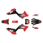 honda cr250 graphics kit 2020 ominous series red