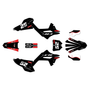 honda cr250 graphics kit 2020 ominous series red-shift