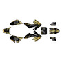 honda crf50 graphics kit 2004-2012 acid series gold