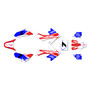 honda crf50 graphics kit 2004-2012 bold series blue-shift