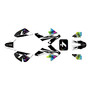 honda crf50 graphics kit 2013-2026 bold series rainbow