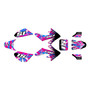 honda crf50 graphics kit 2013-2026 cyberware series magenta