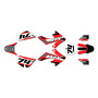 honda crf50 graphics kit 2004-2012 prestige series red