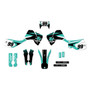 honda xr650l graphics kit 1992-2025 division series teal