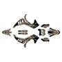kawasaki kx250x graphics kit 2025-2026 cyberware series tan