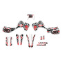 honda xr650l graphics kit 1992-2025 twitch series red-shift