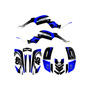 yamaha raptor660 graphics kit 2001-2005 division series blue