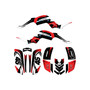 yamaha raptor660 graphics kit 2001-2005 division series red
