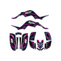 yamaha raptor660 graphics kit 2001-2005 electron series magenta