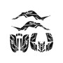 yamaha raptor660 graphics kit 2001-2005 electron series white