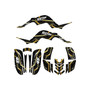 yamaha raptor660 graphics kit 2001-2005 electron series gold