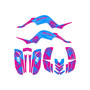yamaha raptor660 graphics kit 2001-2005 nightcity series magenta