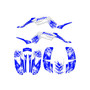 yamaha raptor660 graphics kit 2001-2005 nightcity series blue-shift