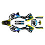 kawasaki kx125 graphics kit 1999-2002 division series yellow